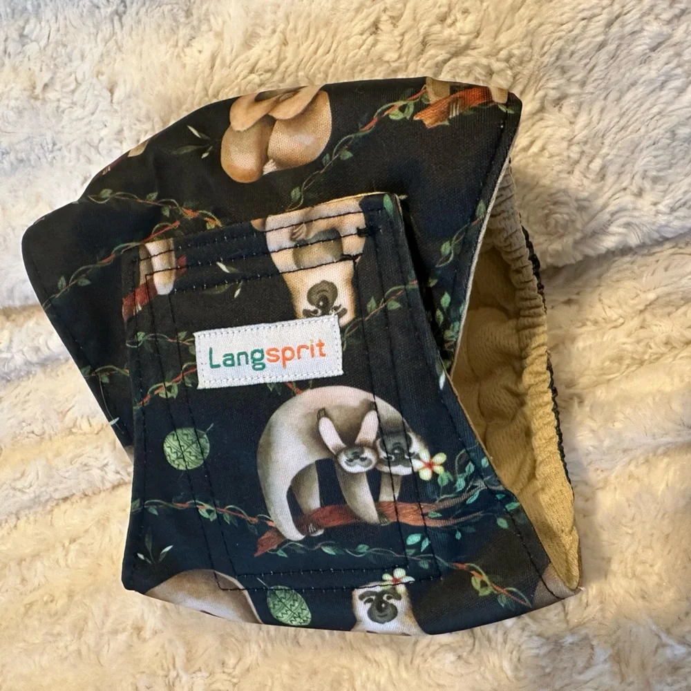 NWT Langsprit Reusable Dog Diapers - Set of 3. Small.